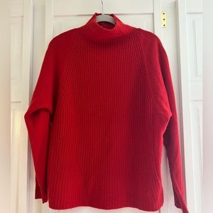Cashmere tunic sweater!  Red size S